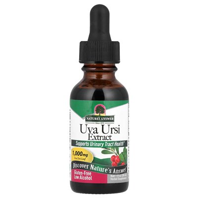 Nature's Answer, Ursi UVA-Extrakt, niedriger Alkoholgehalt, 1000 mg, 1 fl oz (30 ml)