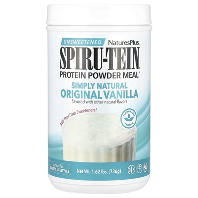 Naturesplus, Spiru-Tein®, białko w proszku, nieokiełznana, wanilia, 1,62 funta (736 g)