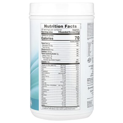 Naturesplus, Spiru-Tein®, białko w proszku, nieokiełznana, wanilia, 1,62 funta (736 g)