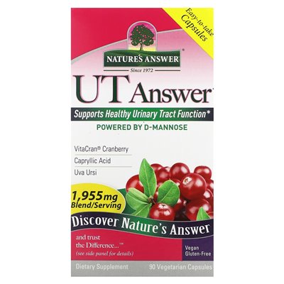 Nature's Answer, UT Answer, 1955 mg, 90 Vegetarian Capsules (651.66 mg per capsule) Nature's Answer, UT Answer, 1955 mg, 90 Vegetarian Capsules (651.66 mg per capsule)