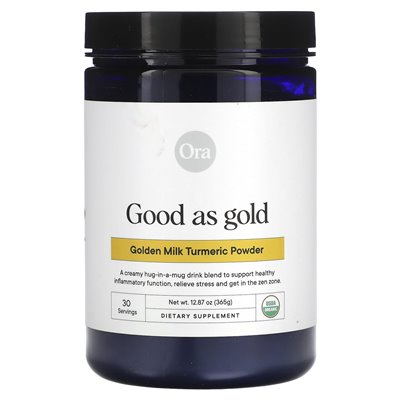Ora, Good As Gold, Golden Milk Turmeric Powder, 12.87 oz (365 g) Ora, Good As Gold, Golden Milk Turmeric Powder, 12.87 oz (365 g)
