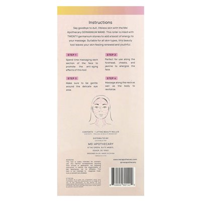 MEI Apothecary, Germanic Wand, Beauty Roller, 1 Roller MEI Apothecary, Germanic Wand, Beauty Roller, 1 Roller