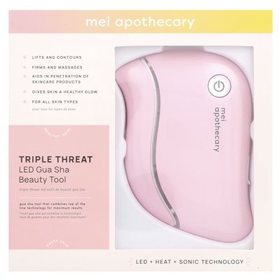 MEI Apothecary, Triple Groźba, LED Gua Sha Beauty Tool, 1 narzędzie MEI Apothecary, Triple Groźba, LED Gua Sha Beauty Tool, 1 narzędzie