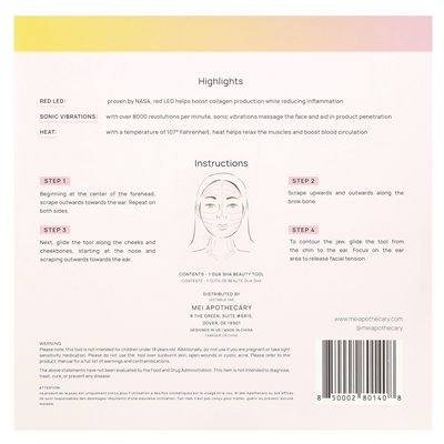 MEI Apothecary, Triple Threat, LED Gua Sha Beauty Tool, 1 Werkzeug