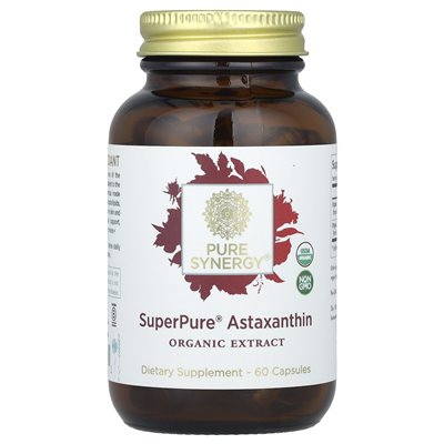 Pure Synergy, SuperPure® Astaxanthin, 60 kapsułek