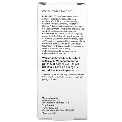 Doctor Manuka, aufhellendes Manukaöl, 0,85 fl oz (25 ml)