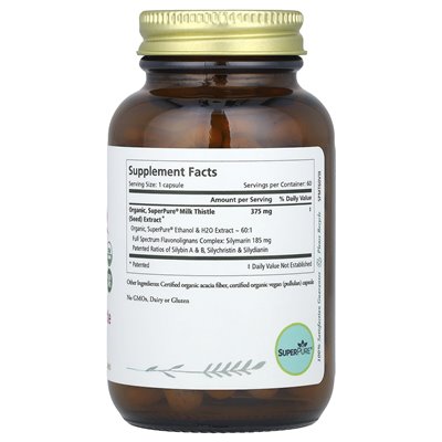 Pure Synergy, SuperPure® Milk Thistle, 60 kapsułek