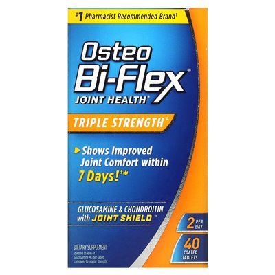 Osteo bi-flex, joint health, triple strength, 40 coated tablets
