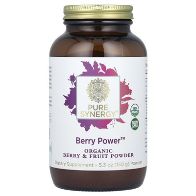 Pure Synergy, Berry Power ™, Organic Berry &amp Fruit Powder, 5,3 uncji (150 g)