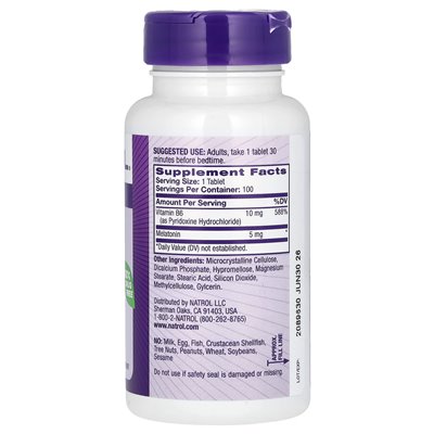 Natrol, Melatonin, Time Release, Extra Strength, 5 mg, 100 tabletek Natrol, Melatonin, Time Release, Extra Strength, 5 mg, 100 tabletek