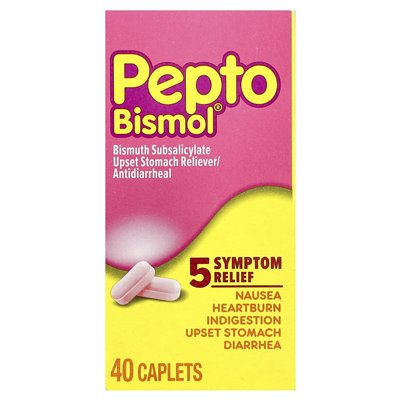 Pepto Bismol, subaliicelan bibmutowy, 40 kapleczek