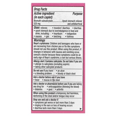 Pepto Bismol, Pepto Bismol Ultra, 24 Caplets