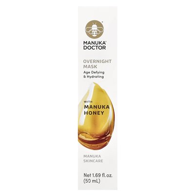 Manuka Doctor, Nocna maska ​​kosmetyczna z miodem Manuka, 1,69 Fl Oz (50 ml)
