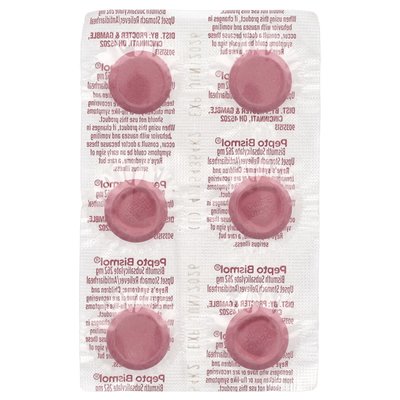 Pepto bismol, żuwa, wiśnia, 30 tabletek do żucia