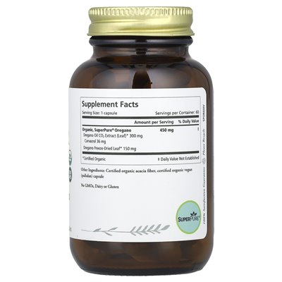 Pure Synergy, SuperPure® Oregano, 60 Capsules