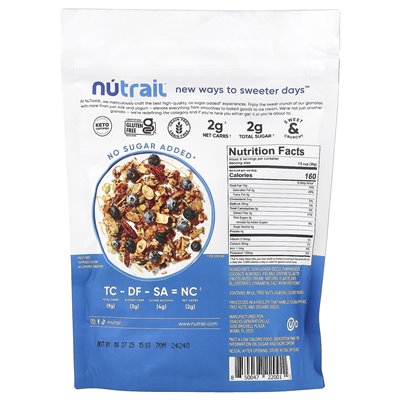 Nutrail, orzechowa muesli, cynamon jagodowy, 8 uncji (227 g) Nutrail, orzechowa muesli, cynamon jagodowy, 8 uncji (227 g)