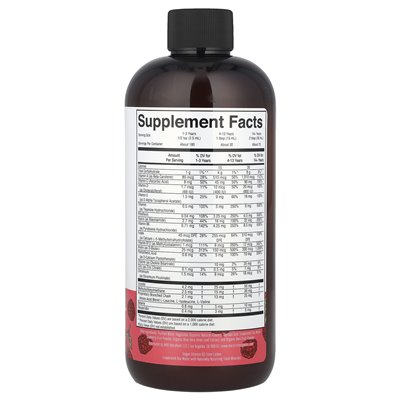 Maryruth's, Liquid Morning Multiwitamin, Himbeere, 15,22 Fl Oz (450 ml)