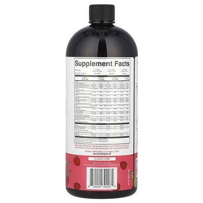 Maryruth's, Liquid Morning Multiwitamin, malina, 30 fl Oz (887 ml)