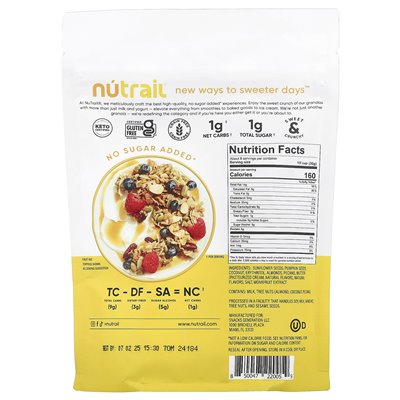 Nutrail, Nuss-Müsli, Honignüsse, 8 oz (227 g)