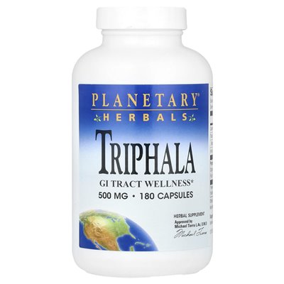 Planetary Herbals, Triphala, 2000 mg, 180 Kapseln (500 mg pro Kapsel)