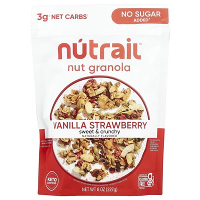 Nutrail, Nuss-Müsli, Vanille-Erdbeere, 8 oz (227 g)