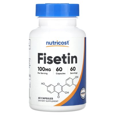 Nutricost, Fisetin, 100mg, 60 Capsules
