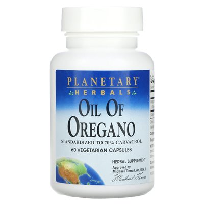 Planetary Herbs, Oreganoöl, 60 vegetarische Kapseln