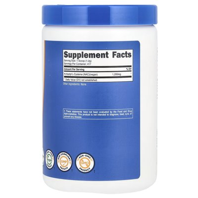 Nutricost, NAC, nieobsługiwane, 17,9 uncji (500 g)