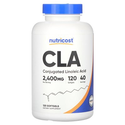 Nutricost, CLA, 2400 mg, 120 softgels (800 mg na softgel)