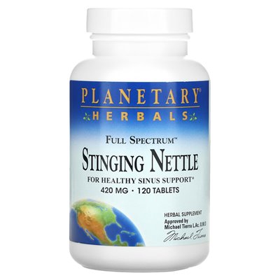Planetary Herbals, Full Spectrum ™ Singing Pokrzywa, 420 mg, 120 Tabletten