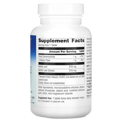 Planetary Herbals, Full Spectrum ™ Singing Pokrzywa, 420 mg, 120 Tabletten