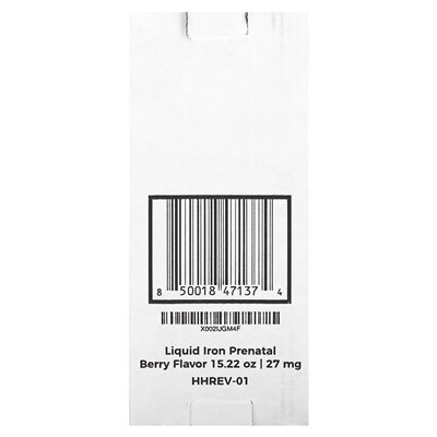 Maryruth's, Vegan Liquid Iron Prenatal & Postnatal, Berry, 15.22 Fl Oz (450 ml) Maryruth's, Vegan Liquid Iron Prenatal & Postnatal, Berry, 15.22 Fl Oz (450 ml)