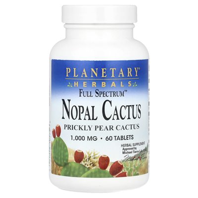 Planetary Nutrition, Full Spectrum ™ Nopal Cactus, 1000 mg, 60 Tabletten
