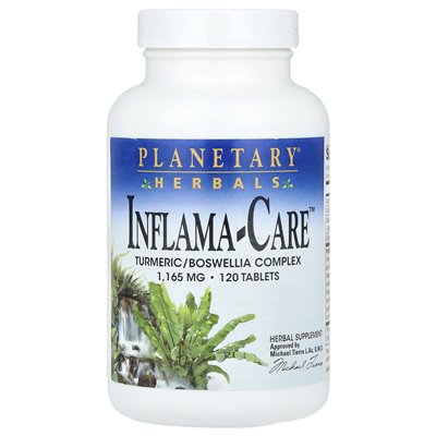 Planetary Herbals, Infama-Care ™, Kompleks kurkumy/Boswellia, 120 tabletek