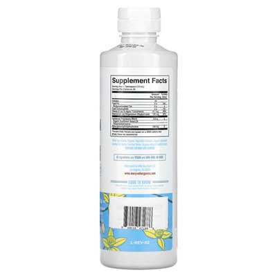 Maryruth's, Magnesium Calm Liposomal, migdałowa wanilia, 15,22 Fl Oz (450 ml)