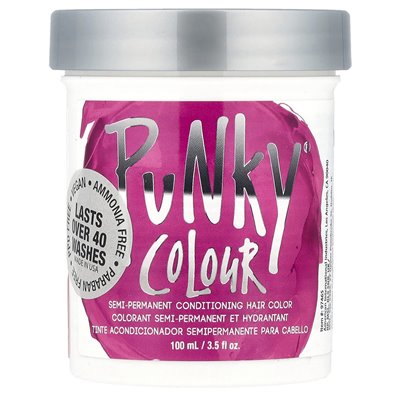 Punky Colour, Pół-Trwała Warunkująca Kolor Włosów, Flamingowy Róż, 3.5 uncji (100 ml)