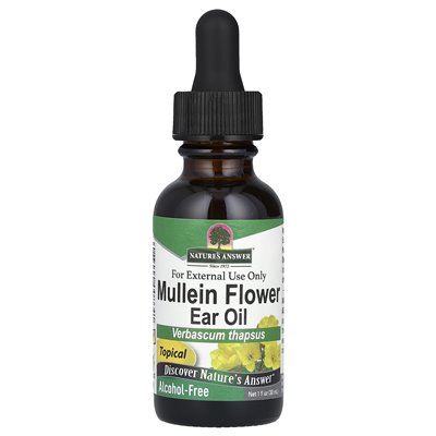 Nature's Answer, Flower Ear Oil, Alcohol Free, 1 fl oz (30 ml)