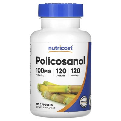 Nutricost, Policosanol, 100 mg, 120 Capsules Nutricost, Policosanol, 100 mg, 120 Capsules