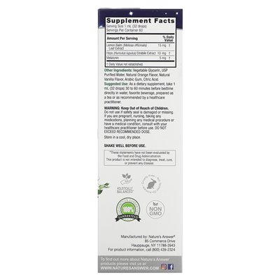 Odpowiedź natury, płynna melatonina+, naturalna wanilia i krem pomarańczowy, 5 mg, 2 fl oz (60 ml) Odpowiedź natury, płynna melatonina+, naturalna wanilia i krem pomarańczowy, 5 mg, 2 fl oz (60 ml)