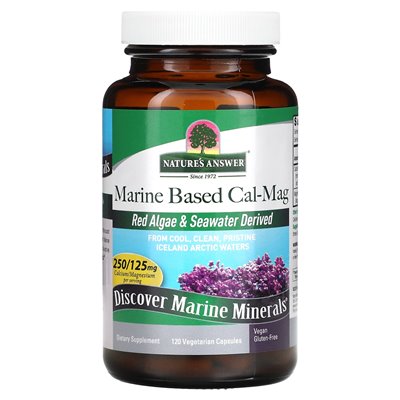 Nature's Answer, Marine Cal-Mag, 120 Vegetarian Capsules