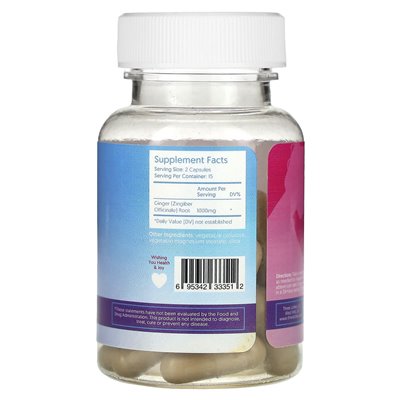 Pregie, naturalny imbir, 30 kapsułek Pregie, naturalny imbir, 30 kapsułek