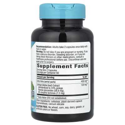 Nature's Way, Ginkgo Premium-Extrakt, 120 vegane Kapseln