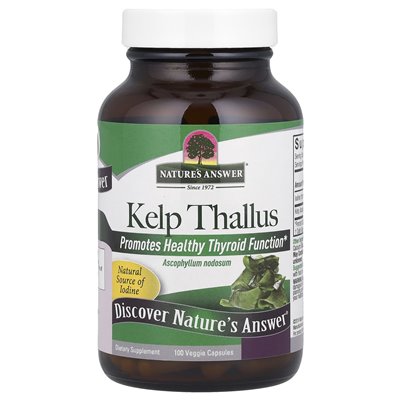 Nature's Answer, Kelp Thallus, 100 Vegetarian Capsules