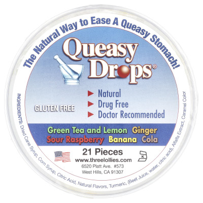 Preggie, Queasy Drops®, różne, 21 sztuk