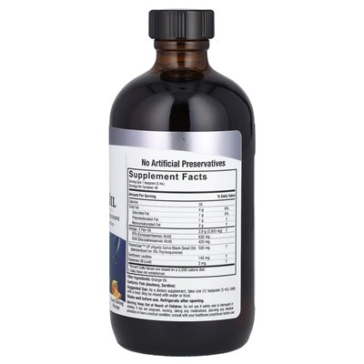 Nature's Answer, Omega-3 Black Seeded Oil, Orange, 8 Fl Oz (240 ml)