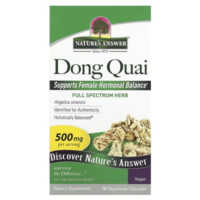 Nature's Answer, Dong Quai, 500 mg, 90 vegetarische Kapseln