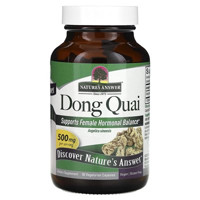 Nature's Answer, Dong Quai, 500 mg, 90 vegetarische Kapseln