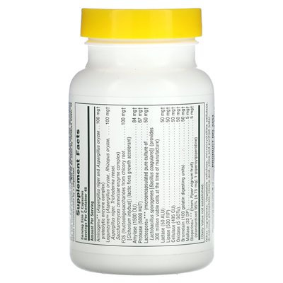 Naturesplus, Acti-Zyme, Activated Digestion Aid, 90 Vegan Capsules