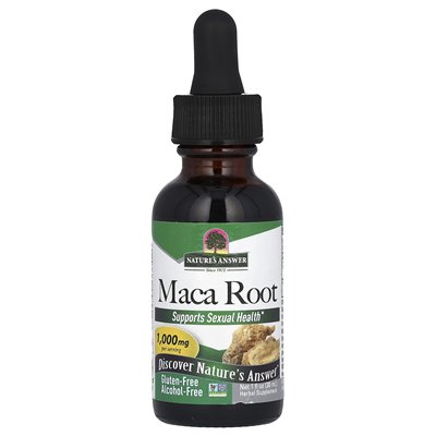 Odpowiedź natury, korzeń maca, bez alkoholu, 1000 mg, 1 fl oz (30 ml) Odpowiedź natury, korzeń maca, bez alkoholu, 1000 mg, 1 fl oz (30 ml)
