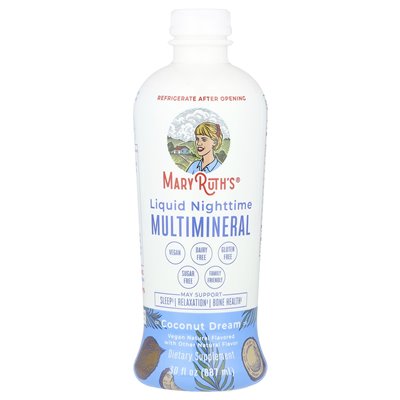 Maryruth's, Liquid Nighttime Multimineral, Coconut Dream, 30 Fl Oz (887 ml) Maryruth's, Liquid Nighttime Multimineral, Coconut Dream, 30 Fl Oz (887 ml)